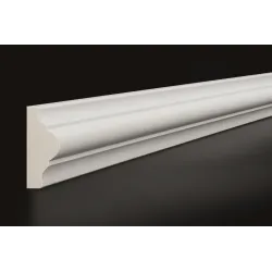Dado Rail 81-W 40X2400X18mm White