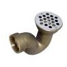 Trap Shower Plain Brass 40mm