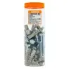 EUREKA COACH SCREW AND PLUG 10x75mm P12 Quantity:20 - Cashbuild