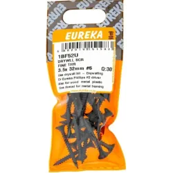 EUREKA DRYWLL SCREW COARSE THREAD 3.5x41mm 6 Quantity:20 - Cashbuild