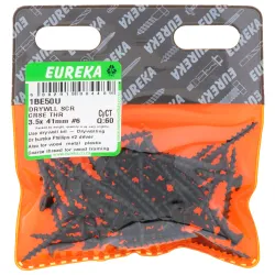 Eureka Drywall Screw Coarse Thread 35x41mm Quantity:60 - Cashbuild