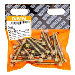 Eureka Self Drilling Tek Screw Steel T3 5.5x50mm Quantity:30 - Cashbuild