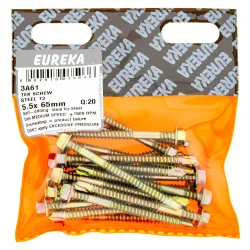 Eureka Self Drilling Tek Screw Steel T3 5.5x65mm Quantity:20 - Cashbuild