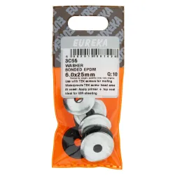 Eureka Bonded Washer Epdm 6x26mm Quantity:10 - Cashbuild