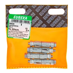 Eureka Expansion Wall Anchor Bolt 6x50mm Quantity:4 - Cashbuild