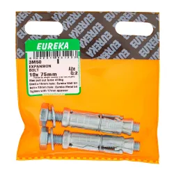 EUREKA EXPANSION BOLT 10X75mm Quantity:2 - Cashbuild