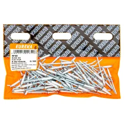 EUREKA BLIND RIVET OPEN 4X15mm ALUMINIUM Quantity:100 - Cashbuild