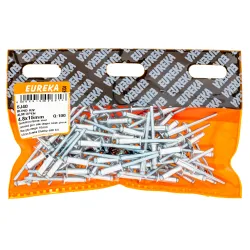 EUREKA BLIND RIVET OPEN 4.8X15mm ALUMINIUM Quantity:100 - Cashbuild