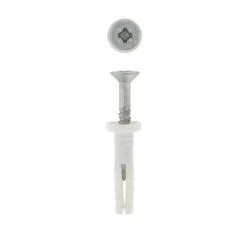 EUREKA NAIL IN WHITE RIMMED 5X25mm Quantity:30