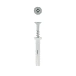 EUREKA NAIL IN WHITE RIMMED 6X35mm Quantity:20