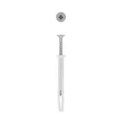 EUREKA NAIL IN WHITE RIMMED 6X55mm Quantity:15