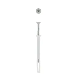 EUREKA NAIL IN WHITE RIMMED 6X70mm Quantity:10