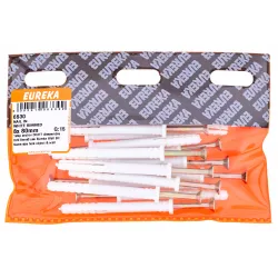 EUREKA NAIL IN WHITE RIMMED 8X80mm Quantity:15 - Cashbuild