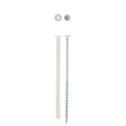 EUREKA NAIL IN WHITE RIMMED 8X135mm Quantity:10