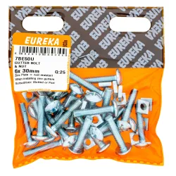 EUREKA GUTTER BOLT AND NUT 6X30mm Quantity:25 - Cashbuild