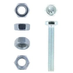 EUREKA HEX SET SCREW AND NUT 6X40mm GALVANISED Quantity:8
