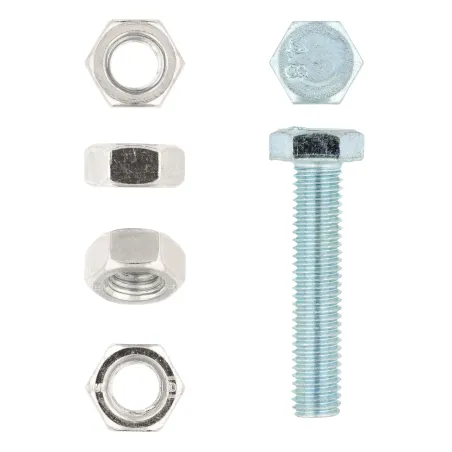 EUREKA HEX SET SCREW AND NUT 8X40mm GALVANISED Quantity:10