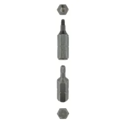 EUREKA SQUARE DRIVE BIT SIZE 1 25X3.5mm Quantity:3