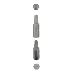 EUREKA SQUARE DRIVE BIT SIZE 3 25X7mm Quantity:3