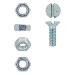 EUREKA MACHINE SCREW AND NUT COUNTERSUNK 4X12mm Quantity:20