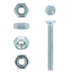 EUREKA MACHINE SCREW AND NUT COUNTERSUNK 3X25mm Quantity:20