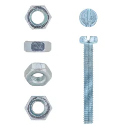 EUREKA MACHINE SCREW AND NUT CHEESEHEAD 4X30mm Quantity:15