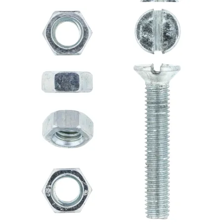 EUREKA MACHINE SCREW AND NUT COUNTERSUNK 5X30mm Quantity:12