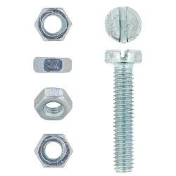 EUREKA MACHINE SCREW AND NUT CHEESEHEAD 4X20mm Quantity:15