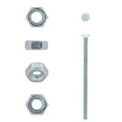 EUREKA MACHINE SCREW AND NUT COUNTERSUNK 4X75mm Quantity:8