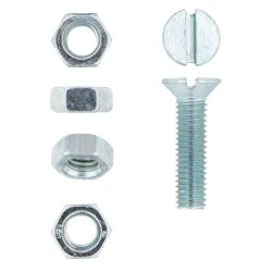 EUREKA MACHINE SCREW AND NUT COUNTERSUNK 5X20mm Quantity:15 - Cashbuild