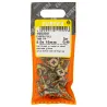 EUREKA CHIPBOARD SCREW FULL THREAD 5X16mm YELLOW PASSIVATED STEEL Quantity:40