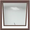Window Frame Aluminium Eco-Pt66 Obscure 590X590mm Bronze