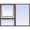 Window Frame Aluminium Eco Pt129 Left hand 1.2Mx890mm Bronze