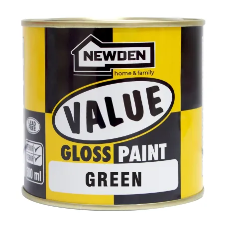 Newden Value gloss Enamel Brilliant Green 500ml