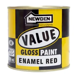 Newden Value gloss Enamel Red 500ml - Cashbuild