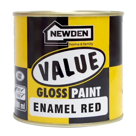 Newden Value gloss Enamel Red 500ml - Cashbuild
