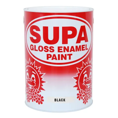 Newden Supa gloss Enamel Black 5L - Cashbuild