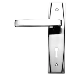 3 Lever Lock & Handle Box Set Giorgio 7 Inch Nickel - Cashbuild