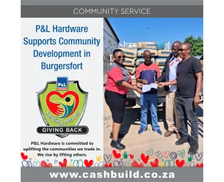 P&L Hardware Supports Community Development in Burgersfort