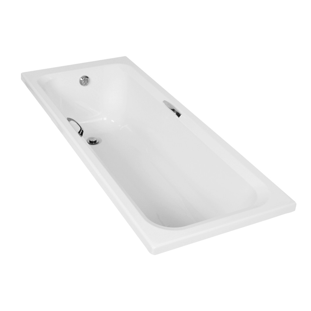Bath With Handles White 1.7m