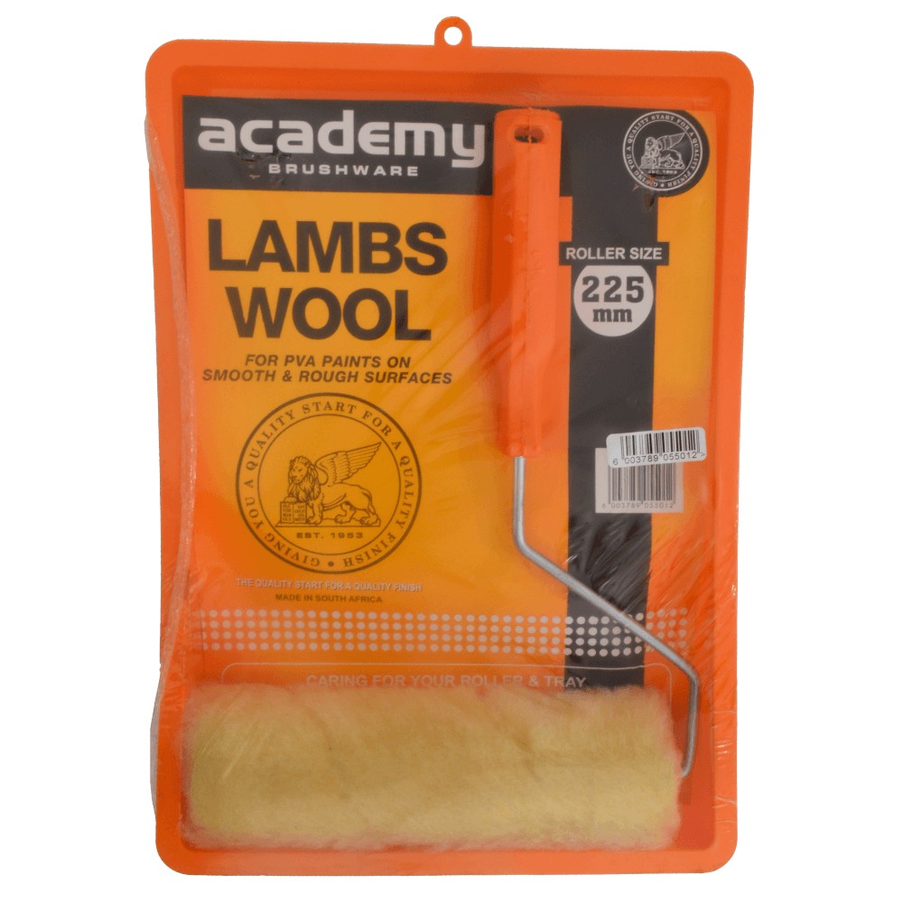 Paint Roller Tray Set Lambs Wool 225mm