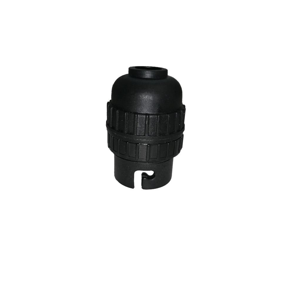 Lamp Holder Nylon 10mm Black