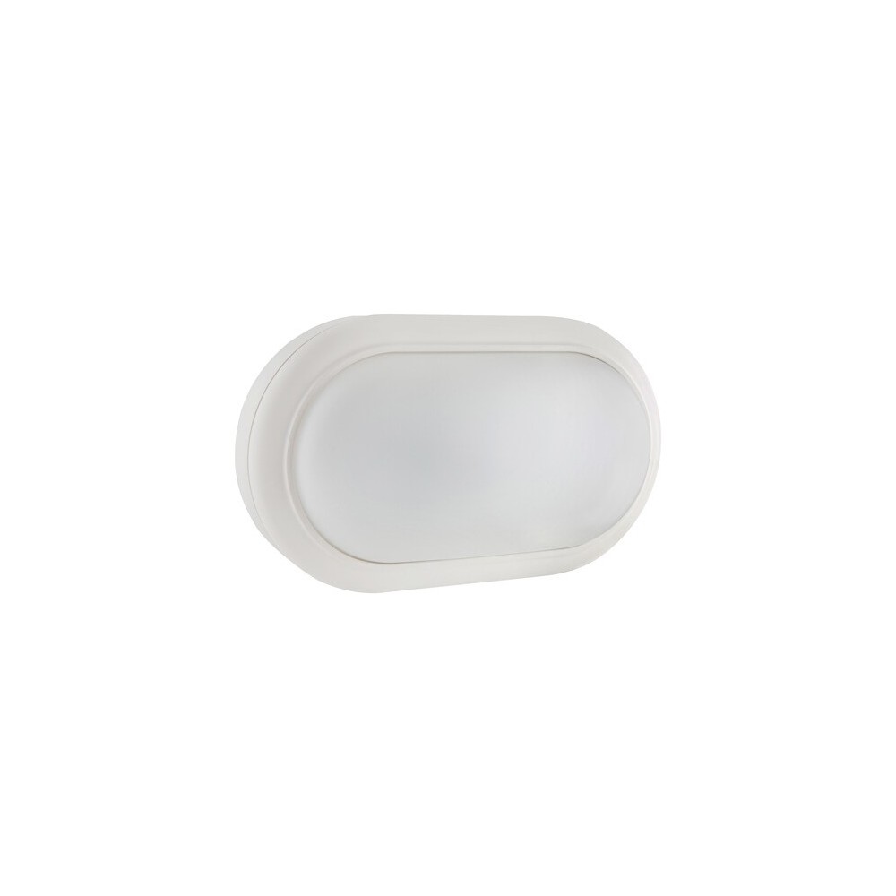LED Oval Bulkhead 221mm White 1x15w, EUROLUX (PTY) LTD - Cashbuild