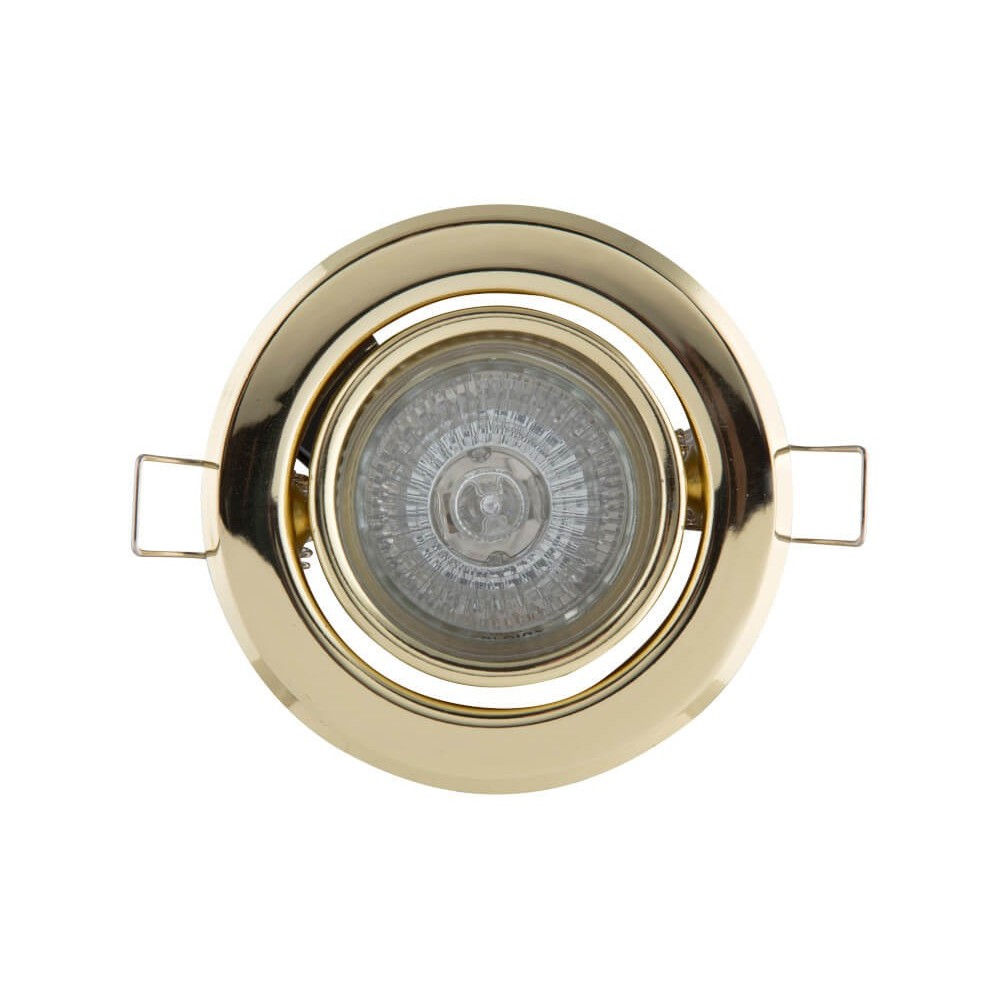 Downlight Gu10 Par16 50w 220 Volt Polished Brass (pp)
