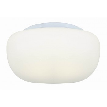 Cheese Square Ceiling Light 250mm White
