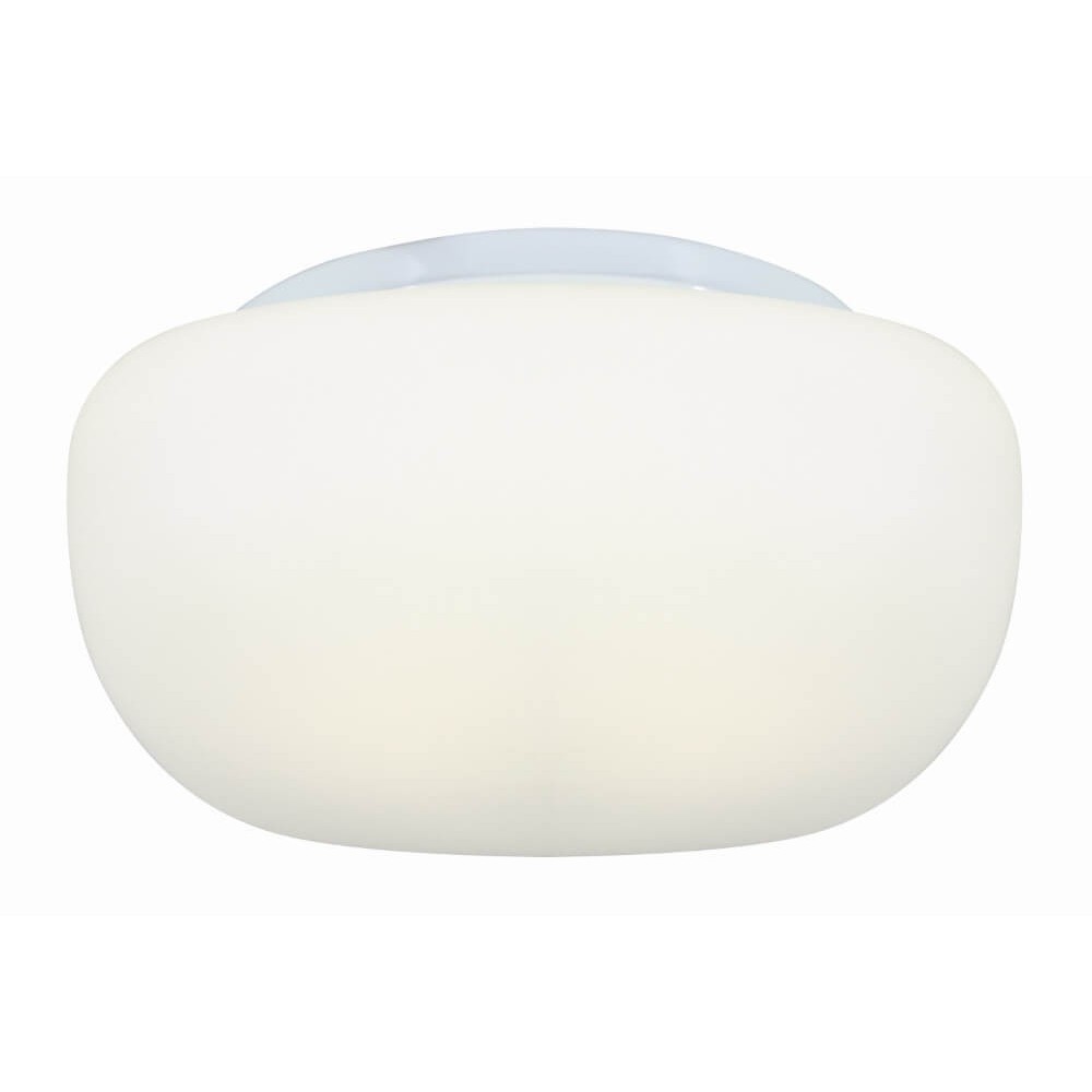 Cheese Square Ceiling Light 250mm White