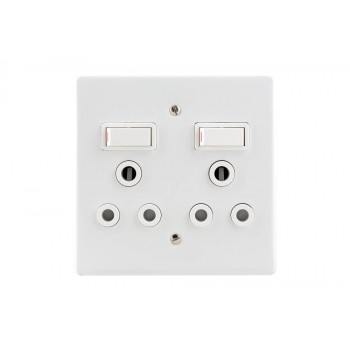 Switch Plug & Cover Double