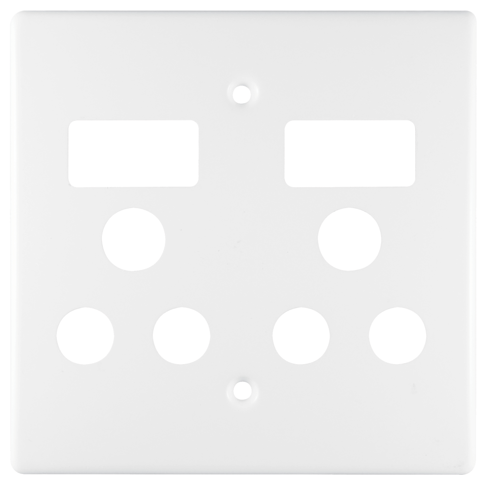 Switch Plug Crabtree Twin Cover Plate 100x100, Cashbuild