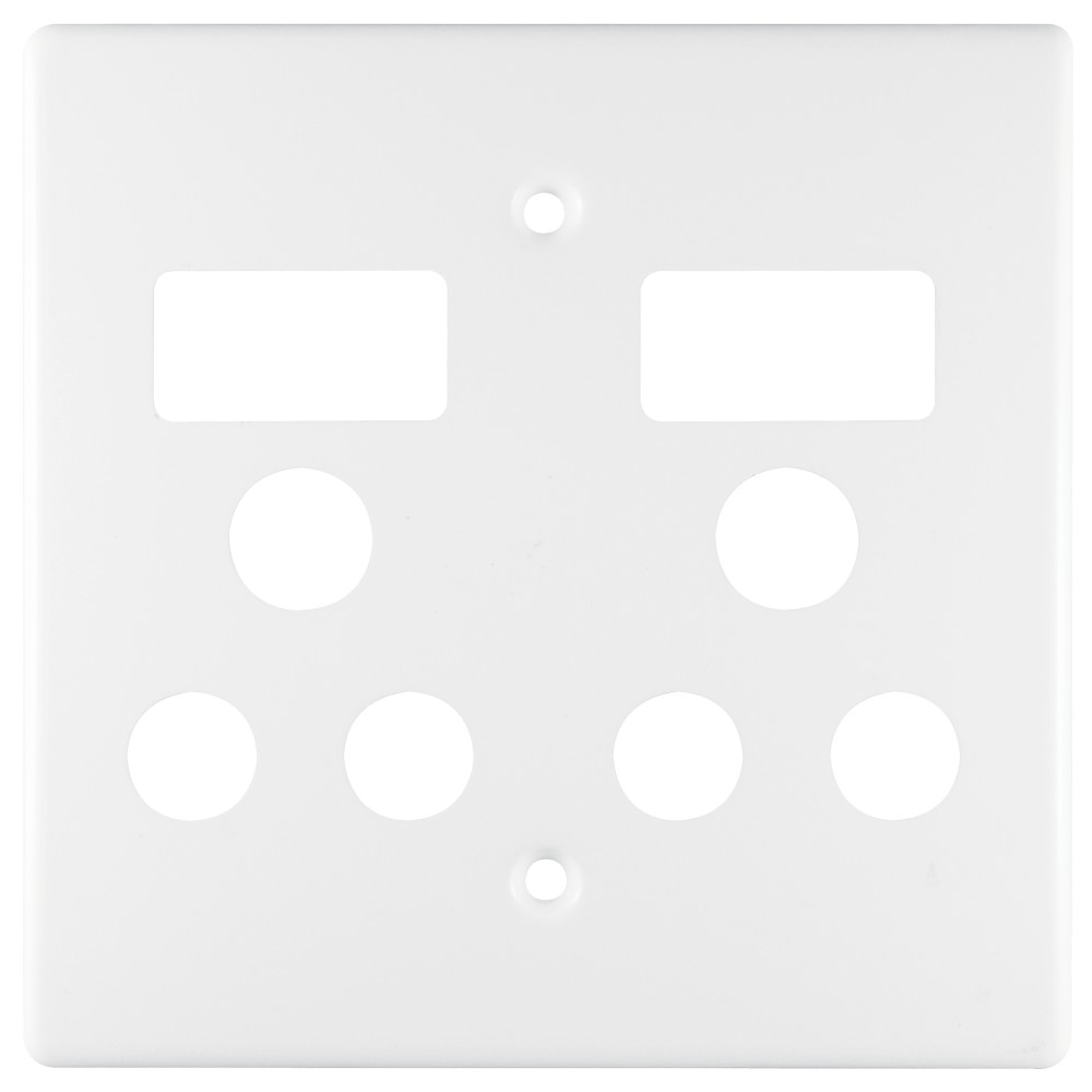 Switch Plug Crabtree Twin Cover Plate 100x100, Cashbuild