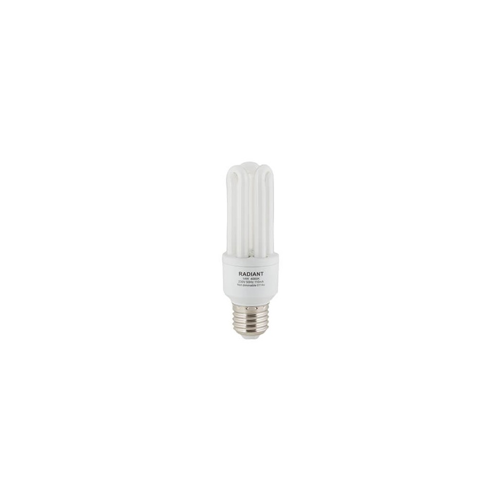 Fluorescent Cfl 3u Mini E27 15w Cool White